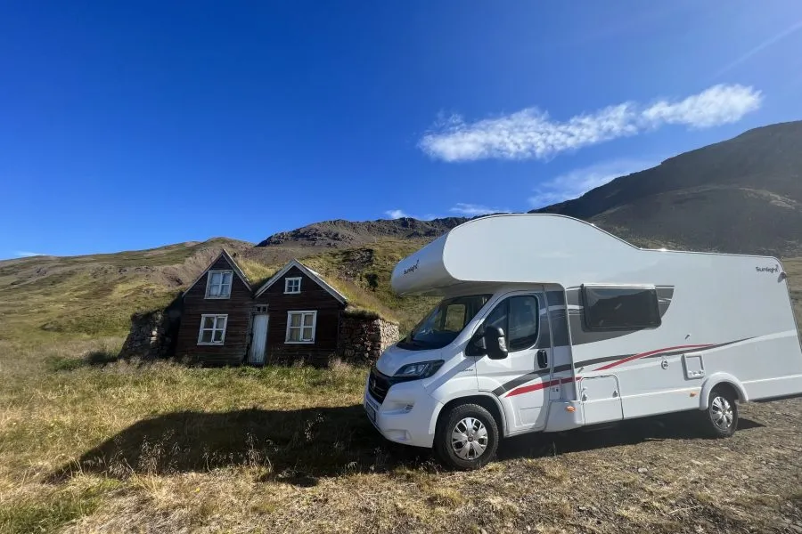 Motorhome on an Icelandic Ring Road journey